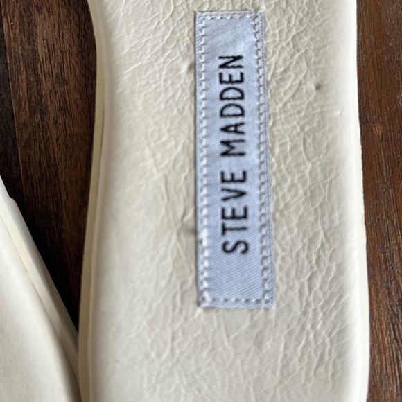 Steve Madden Laverne Leather Studded Slide Sandals - Picture 8 of 10